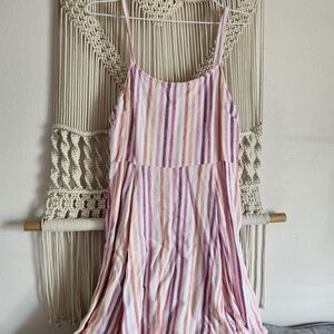 GAP Pink and Orange Striped Fabric